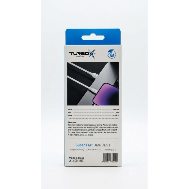 TurboX Technology data cable, specifically model CX-123