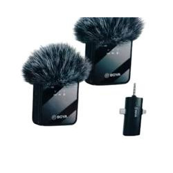 ميكروفون BOYA BY-MW8 (نظام ميكروفون لاسلكي ثنائي / Live Microphone).
