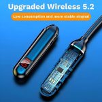سماعة بلوتوث رياضية لتشغيل حتى 30 ساعة - تدعم كارت تي اف - مايكروفون مدمج وصوت عالي الجودة