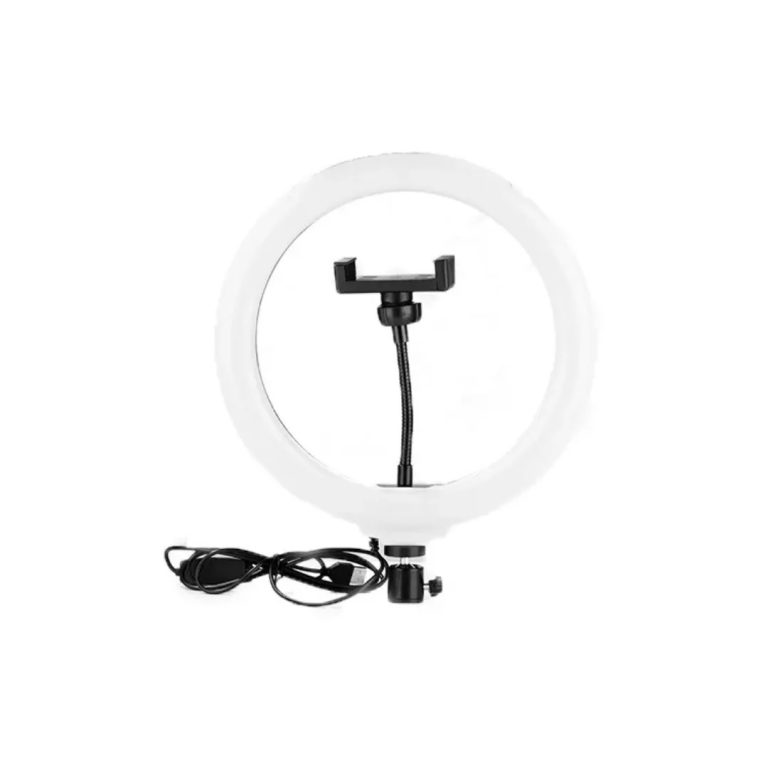 رينج لايت LJJ-30 مقاس 11 إنش مع ستاند احترافي 2 متر