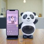 مكبر صوت بلوتوث لاسلكي محمول على شكل باندا طراز T305، بقدرة 5 وات، يدعم بطاقة تي اف / USB، شحن من النوع سي، مضخم صوت مضخم الصوت بجهير عميق وجودة صوت نقية
